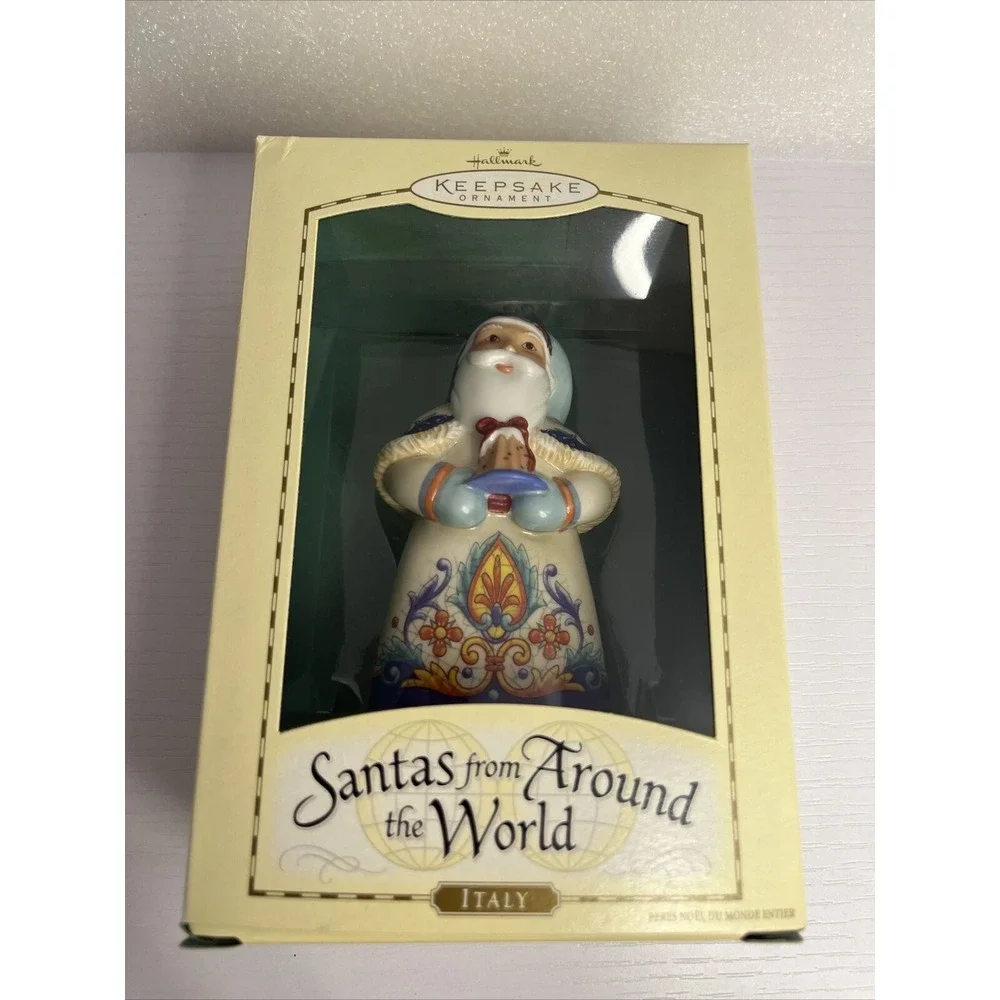 Hallmark Santas‎ From Around The World Italy 2004 Vintage Christmas Ornament